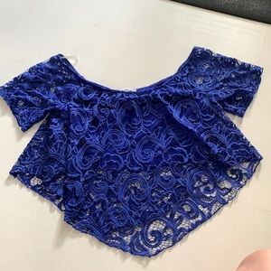 Charlotte Russe Cold Shoulder Top